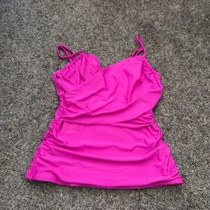 Women's Pink Sleeveless Top